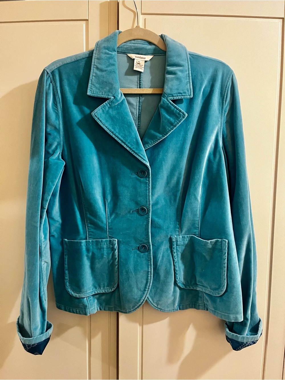 Sundance velvet blazer - size 12